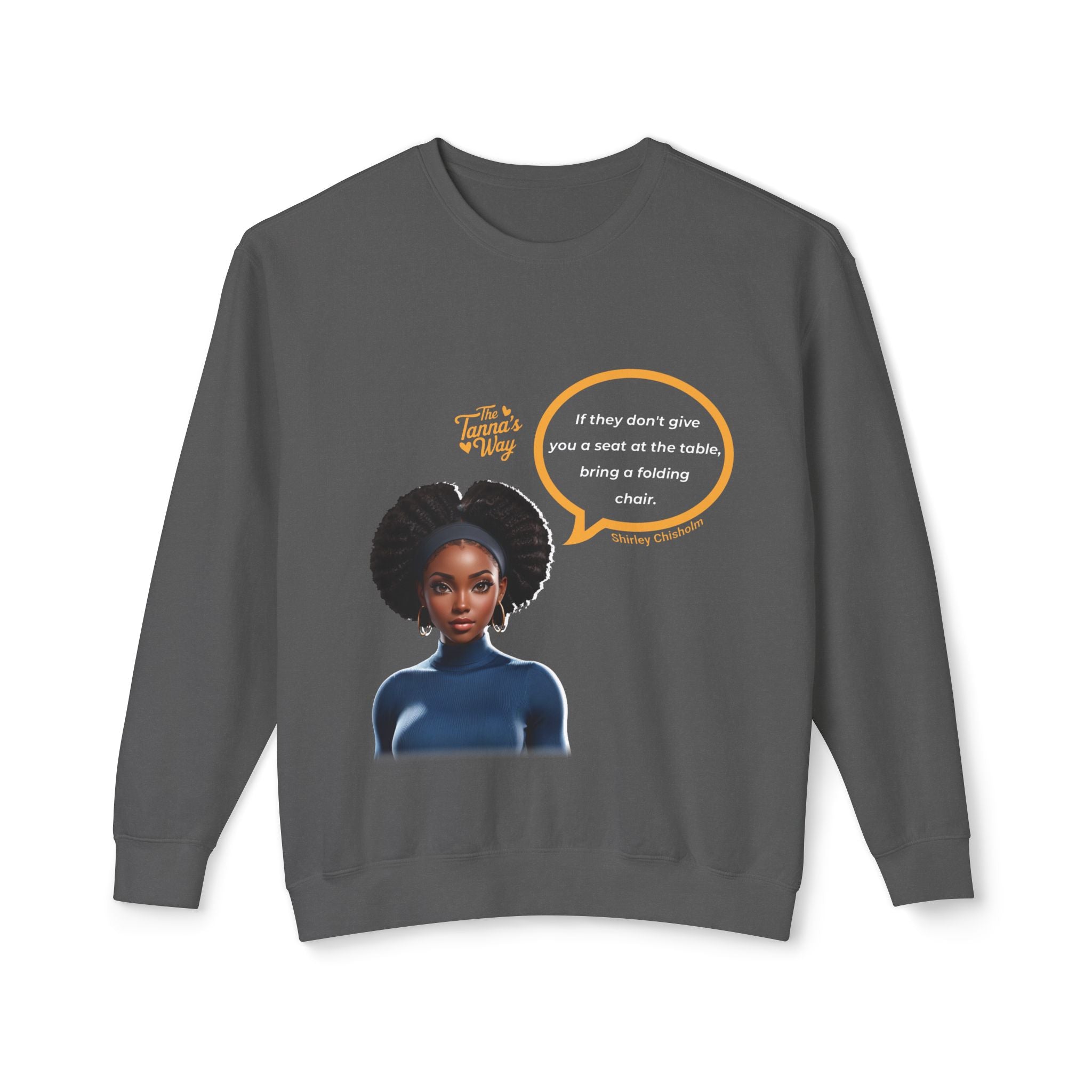 Shirley Chisholm 2  | Unisex Lightweight Crewneck Sweatshirt